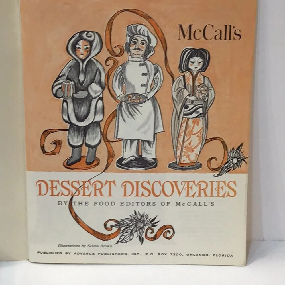 McCalls 1965 dessert recipes 65 page recipe book